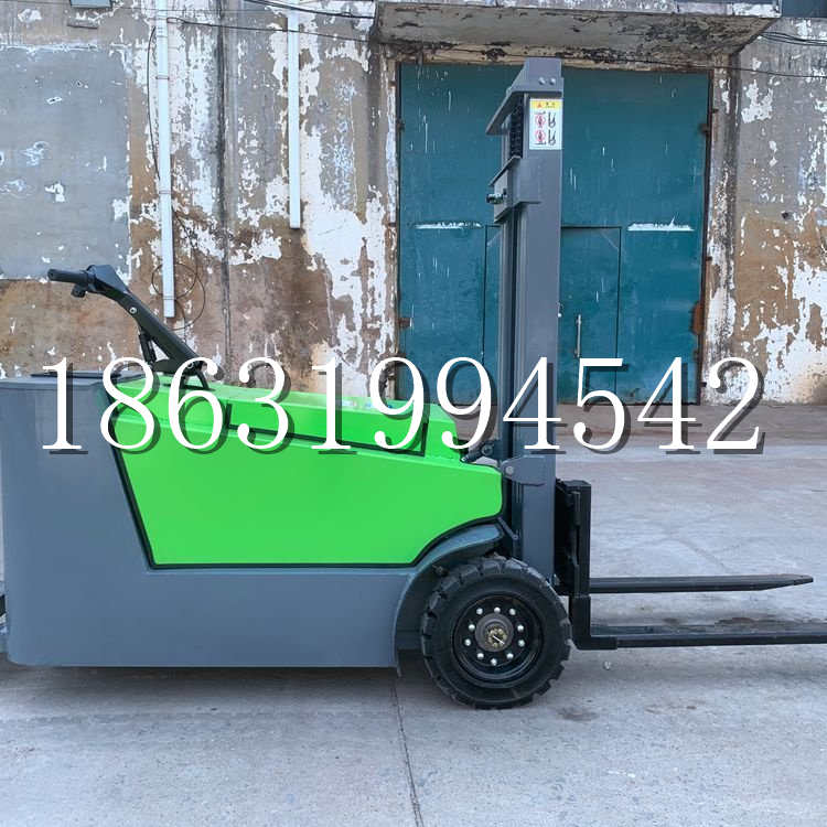 路氹填海区小型电动叉车1吨2吨步行站驾式电瓶堆高充电装卸车液压升降车铲车